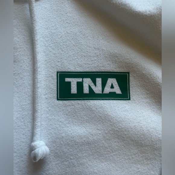 TNA White Cozy Fleece Zip Up - Picture 4 of 4